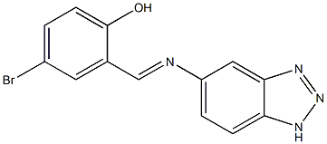 2-[(1H-1,2,3-benzotriazol-5-ylimino)methyl]-4-bromophenol
