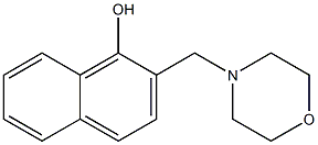 2-(morpholinomethyl)-1-naphthol Structure