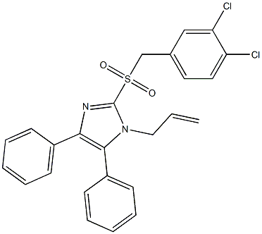 1-allyl-2-[(3,4-dichlorobenzyl)sulfonyl]-4,5-diphenyl-1H-imidazole