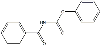 phenyl N-benzoylcarbamate Struktur