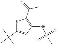 N-[2-acetyl-5-(tert-butyl)-3-thienyl]methanesulfonamide