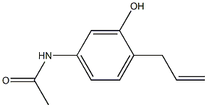 N1-(4-allyl-3-hydroxyphenyl)acetamide Structure