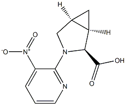 (1R,2S,5S)-3-(3-nitro-2-pyridinyl)-3-azabicyclo[3.1.0]hexane-2-carboxylic acid Structure