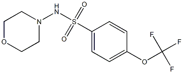 N-morpholino-4-(trifluoromethoxy)benzenesulfonamide Structure