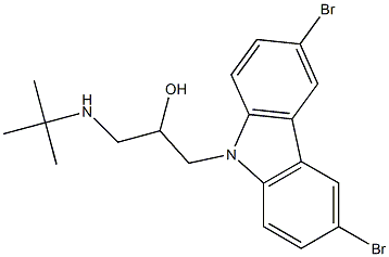 1-(tert-butylamino)-3-(3,6-dibromo-9H-carbazol-9-yl)propan-2-ol