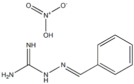 benzaldehydeguanylhydrazone nitrate Structure