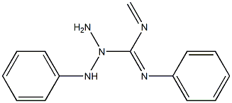 N-amino(anilino)methylidene-N''-phenylguanidine Struktur
