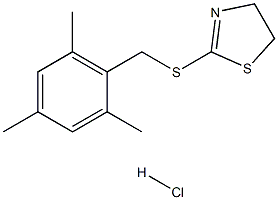 2-[(mesitylmethyl)thio]-4,5-dihydro-1,3-thiazole hydrochloride 结构式