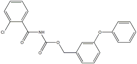 3-phenoxybenzyl N-(2-chlorobenzoyl)carbamate