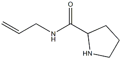 N-allylpyrrolidine-2-carboxamide 化学構造式