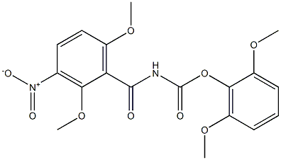  2,6-dimethoxyphenyl N-(2,6-dimethoxy-3-nitrobenzoyl)carbamate