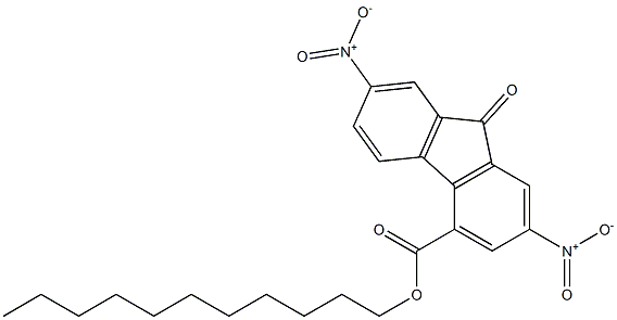 undecyl 2,7-dinitro-9-oxo-9H-fluorene-4-carboxylate 结构式