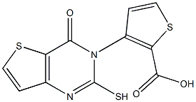 3-(2-mercapto-4-oxo-3,4-dihydrothieno[3,2-d]pyrimidin-3-yl)thiophene-2-carboxylic acid