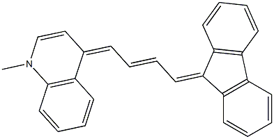 4-[4-(9H-fluoren-9-yliden)but-2-enylidene]-1-methyl-1,4-dihydroquinoline