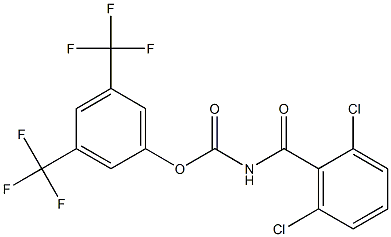 3,5-di(trifluoromethyl)phenyl N-(2,6-dichlorobenzoyl)carbamate