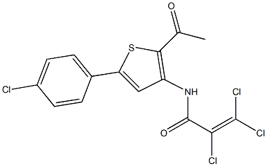 N1-[2-acetyl-5-(4-chlorophenyl)-3-thienyl]-2,3,3-trichloroacrylamide