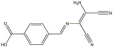 4-({[(Z)-2-amino-1,2-dicyanoethenyl]imino}methyl)benzenecarboxylic acid