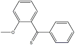 (2-methoxyphenyl)(phenyl)methanethione Structure