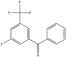 (3-fluoro-5-(trifluoromethyl)phenyl)(phenyl)methanethione 结构式
