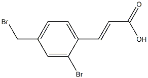 (E)-3-(2-bromo-4-(bromomethyl)phenyl)acrylic acid