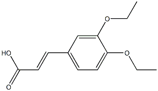 (E)-3-(3,4-diethoxyphenyl)acrylic acid
