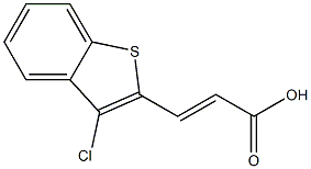 (E)-3-(3-chlorobenzo[b]thiophen-2-yl)acrylic acid