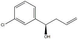 (R)-1-(3-CHLORO-PHENYL)-BUT-3-EN-1-OL Struktur