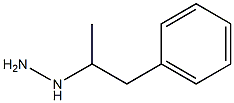 1-(1-phenylpropan-2-yl)hydrazine Structure