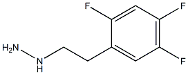 1-(2,4,5-trifluorophenethyl)hydrazine Structure