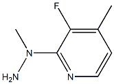 1-(3-fluoro-4-methylpyridin-2-yl)-1-methylhydrazine Structure
