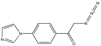 1-(4-(1H-imidazol-1-yl)phenyl)-2-azidoethanone|