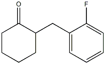 2-(2-fluorobenzyl)cyclohexanone Struktur