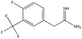 2-(4-fluoro-3-(trifluoromethyl)phenyl)acetamidine Structure