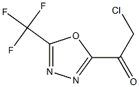 2-chloro-1-(5-(trifluoromethyl)-1,3,4-oxadiazol-2-yl)ethanone Structure