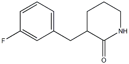 3-(3-fluorobenzyl)piperidin-2-one Structure
