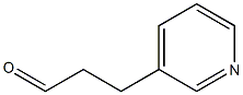 3-(pyridin-3-yl)propanal Structure