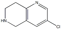 3-chloro-5,6,7,8-tetrahydro-[1,6]naphthyridine Structure