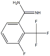 3-fluoro-2-(trifluoromethyl)benzamidine Structure