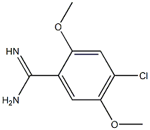 4-chloro-2,5-dimethoxybenzamidine Struktur