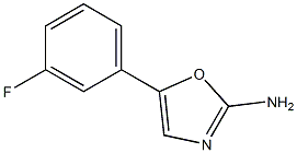 5-(3-FLUORO-PHENYL)-OXAZOL-2-YLAMINE Structure