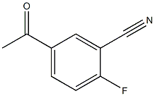 5-ACETYL-2-FLUORO-BENZONITRILE Structure