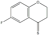 6-fluorochroman-4-thione Structure