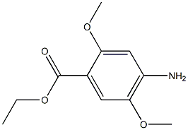 ethyl 4-amino-2,5-dimethoxybenzoate Structure