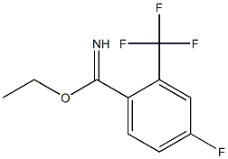 ethyl 4-fluoro-2-(trifluoromethyl)benzoimidate Structure
