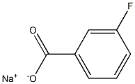 Sodium 3-fluorobenzoate 9% solution Struktur