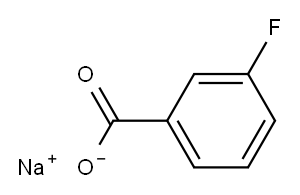 Sodium 3-fluorobenzoate 9% solution Structure