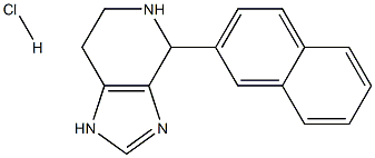 4-(Naphthalen-2-Yl)-4,5,6,7-Tetrahydro-1H-Imidazo[4,5-C]Pyridine Hydrochloride Structure