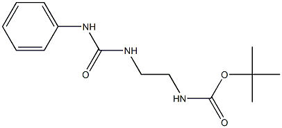 Tert-Butyl 2-(3-Phenylureido)Ethylcarbamate Structure