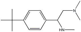 1-(4-tert-butylphenyl)-N1,N2,N2-trimethylethane-1,2-diamine Struktur