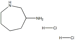 3-氨基氮杂环庚烷二盐酸盐,,结构式